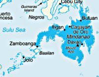philippinen mindanao karte